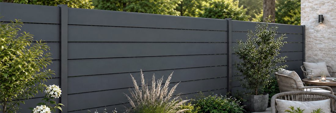 PARALLELO Aluminium Sichtschutzzaunsystem