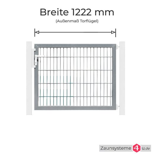 Profitor Torflügel 1222 mm Breite feuerverzinkt in verschiedenen Höhen