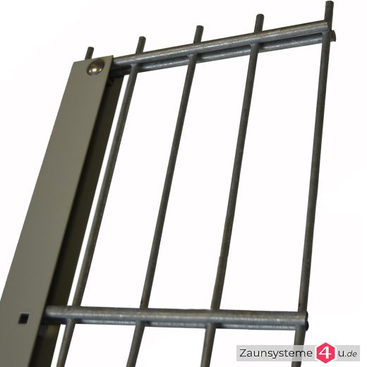 DS Zaunanschluss-Set U-Profil verzinkt + grün für verschiedene Zaunhöhen