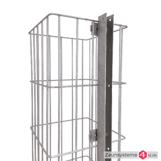 DS Zaunanschluss-Set U-Profil verzinkt + anthrazit für verschiedene Zaunhöhen