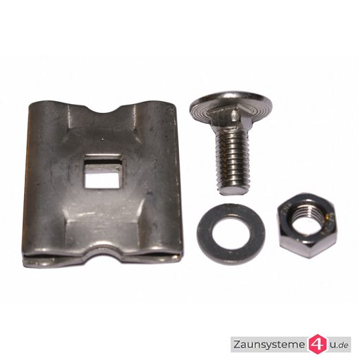 Zaunmattenverbinder Edelstahl 3-er Beutel