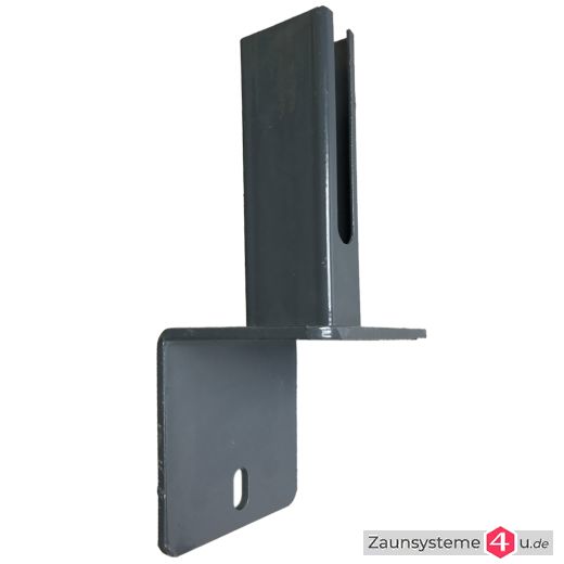 Standfuss-Winkel 100 x 100 mm für Zaunpfähle 60X40 mm in verschiedenen Farben