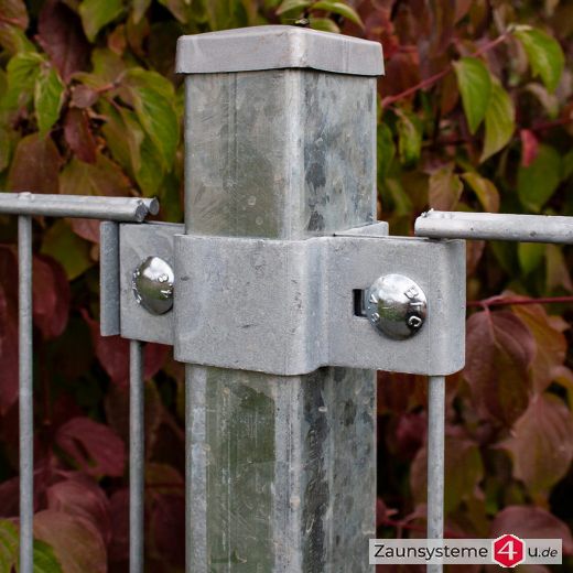 Metallschelle für Zaunpfähle 60X40 mm feuerverzinkt in verschiedenen Ausführungen