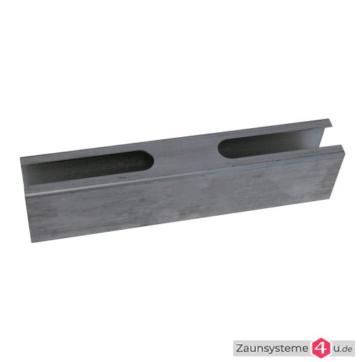 Pfostenverlängerung 55x34x245 mm feuerverzinkt für DS-Zaunpfahl 60x40 mm