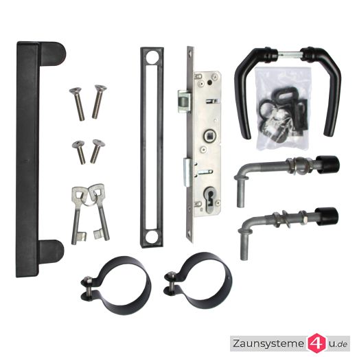 Torzubehör Komplett-Set für einflügelige Gartentore