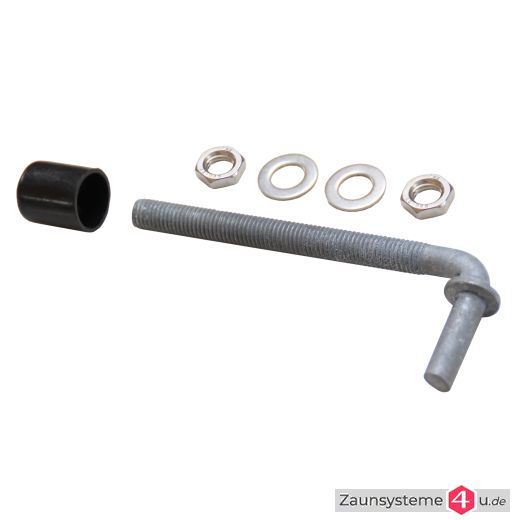 Komplett-Set Torklobe M 12 x 120 mm verzinkt für Gartentore