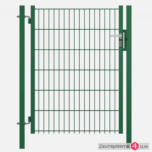 Gartentor HOME 1000mm Breite verzinkt + pulverbeschichtet grün