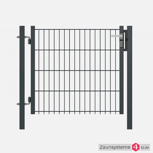 Gartentor HOME 1000mm Breite verzinkt + pulverbeschichtet anthrazit