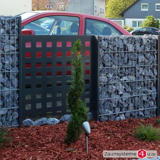 Abdeckblech für Gabione Solido 2520 x 203 mm, inkl. Schrauben