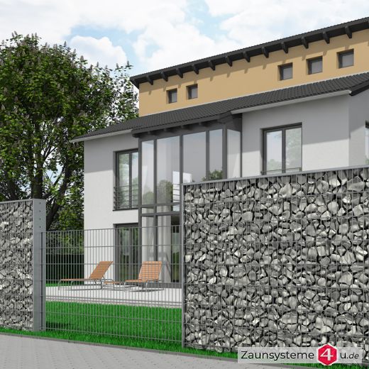 Abdeckblech für Gabione Solido 2520 x 203 mm, inkl. Schrauben