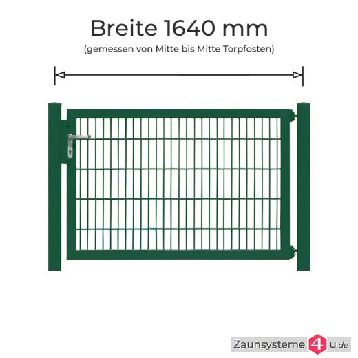 Profitor Komplett-Set 1472 mm Flügelbreite verzinkt + pulverbeschichtet grün