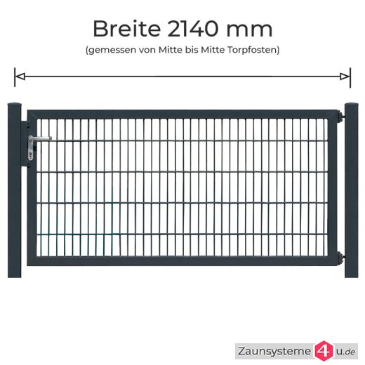 Profitor Komplett-Set 1972 mm Flügelbreite verzinkt + pulverbeschichtet anthrazit