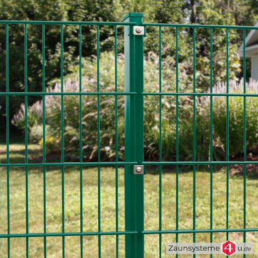 HOME 6-5-6 Doppelstab Zaunsets 1030 mm Höhe in verschiedenen Farben und Längen