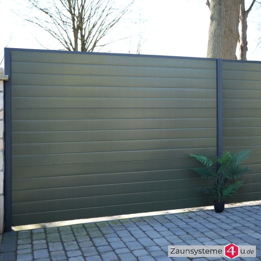 Lärmschutzwand / Schallschutzwand 1,85 m Höhe in verschiedenen Farben und Längen