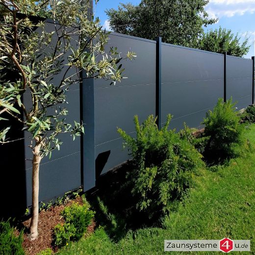 Lärmschutzwand / Schallschutzwand 2.0 m Höhe in verschiedenen Farben und Längen