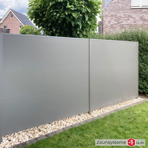 Lärmschutzwand / Schallschutzwand 2.0 m Höhe in verschiedenen Farben und Längen