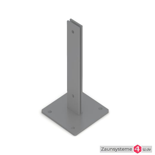 Standfuß für Lärmschutzwand Pfosten und Eckpfosten in verschiedenen Farben