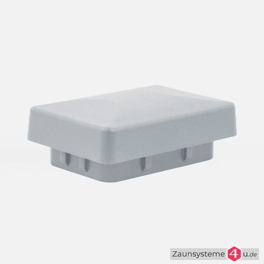 Pfostenkappe Kunststoff mit gewölbtem Flachdach für Zaunpfähle 60x40mm in verschiedenen Ausführungen