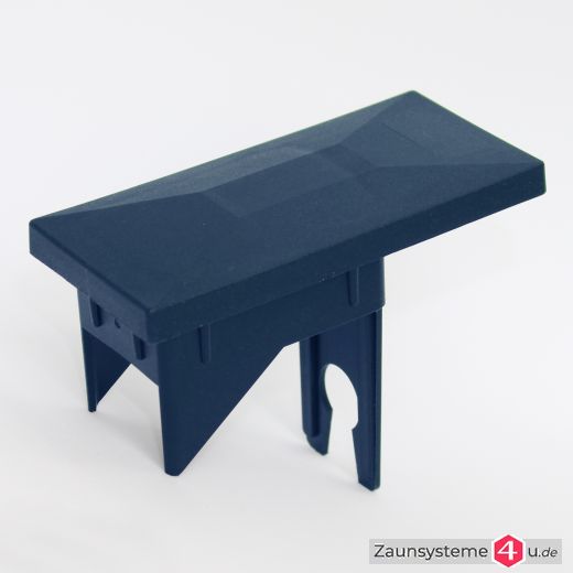 Pfostenkappe Kunststoff mit Überstand für Zaunpfähle 60x40mm in verschiedenen Ausführungen