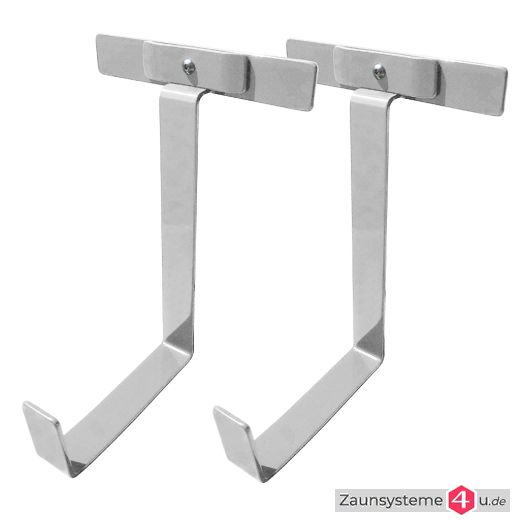 Blumenkastenhalter für Doppelstabmatten in verschiedenen Ausführungen