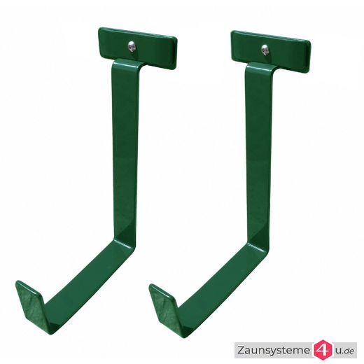 Blumenkastenhalter für Doppelstabmatten in verschiedenen Ausführungen