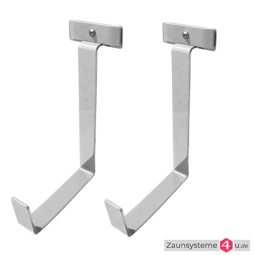 Blumenkastenhalter für Doppelstabmatten in verschiedenen Ausführungen