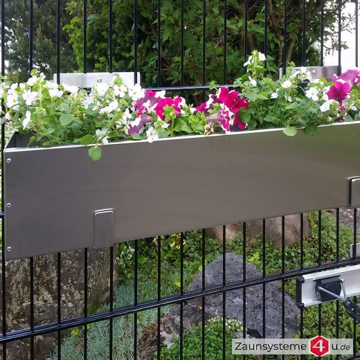 Blumenkasten 80 cm Edelstahl in verschiedenen Ausführungen