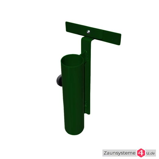 Fahnenmasthalter für Doppelstabmatten in verschiedenen Ausführungen