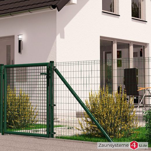 Gartengitter Komplett-Zaunset 50x100x2,2mm grün 10m Länge in versch. Höhen