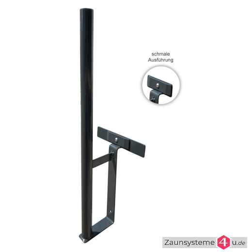 Satellitenschüsselhalter für Doppelstabmatten in verschiedenen Ausführungen