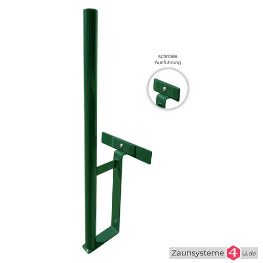 Satellitenschüsselhalter für Doppelstabmatten in verschiedenen Ausführungen