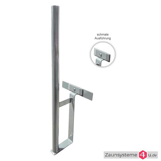 Satellitenschüsselhalter für Doppelstabmatten in verschiedenen Ausführungen