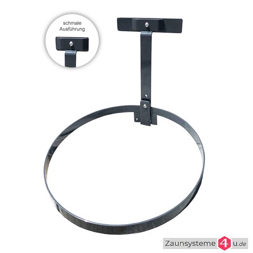 Müllbeutelhalter für Doppelstabmatten in verschiedenen Ausführungen