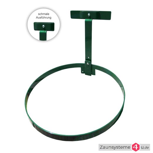 Müllbeutelhalter für Doppelstabmatten in verschiedenen Ausführungen