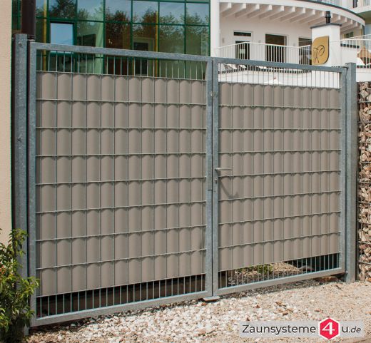 Kombitor Doppeltor 3000 mm im Tauchbad feuerverzinkt