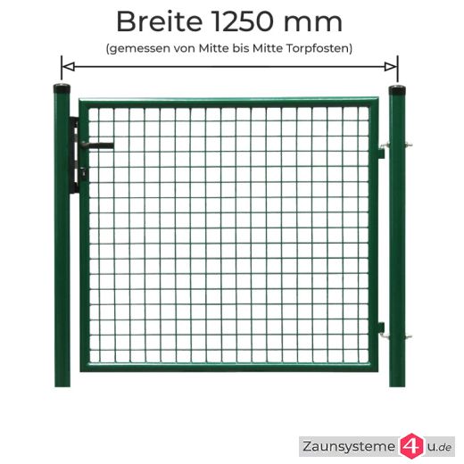 Gartentor grün 125cm Breite