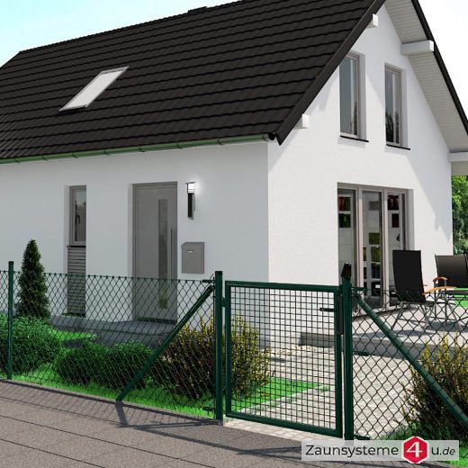 Gartentor Doppeltor grün 400cm Breite