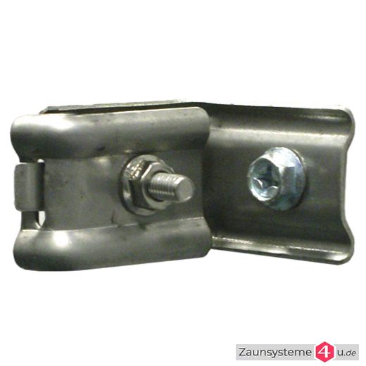 Toranschluss / Wandanschluss Edelstahl für Zaunmatten in verschiedenen Farben