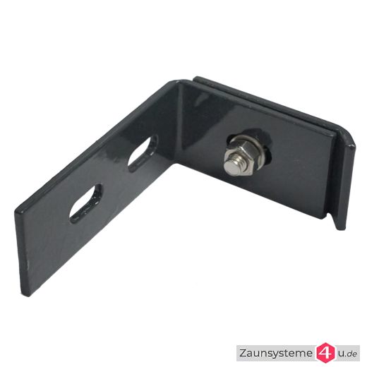 Stabiler Wandanschluss feuerverzinkt für Zaunmatten in verschiedenen Farben