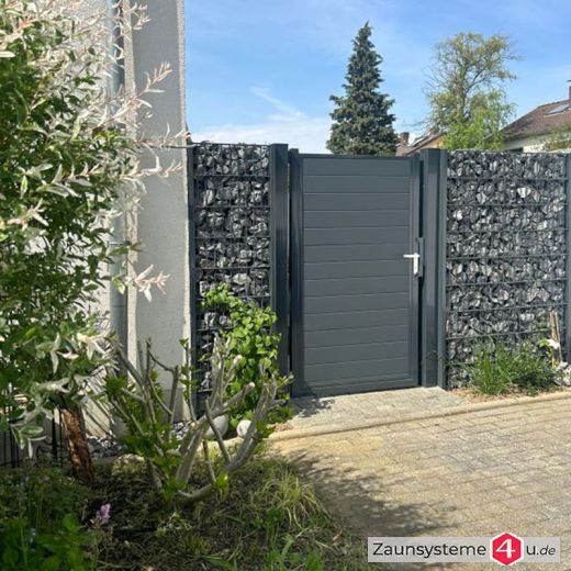 Protect Tor 1000 mm Breite für Lärmschutzwand / Schallschutzwand in verschiedenen Farben und Höhen