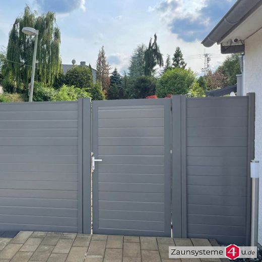 Protect Tor 1000 mm Breite für Lärmschutzwand / Schallschutzwand in verschiedenen Farben und Höhen