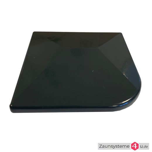 Alukappe mit Überstand für DS-Eckpfahl 60x60mm