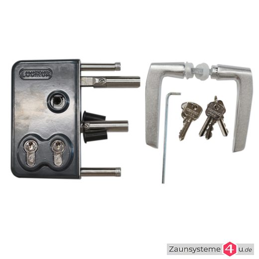 Locinox Schloss mit Doppelzylinder für Profitore in verschiedenen Farben