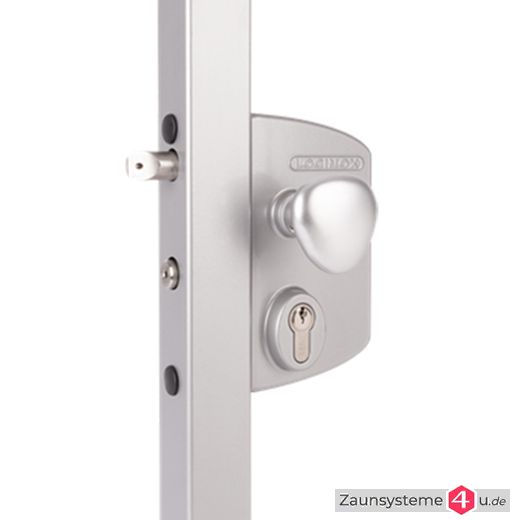 Locinox Alu-Dreikantknauf-Garnitur für Tore