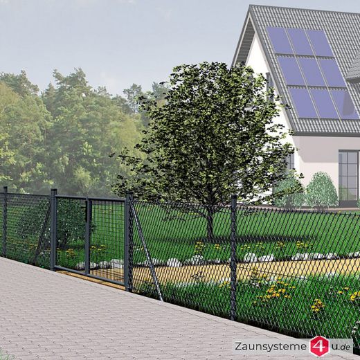 Maschandraht anthrazit 60 x 60 x 2,8 mm, 25 m Kompakt-Rollen in verschiedenen Höhen