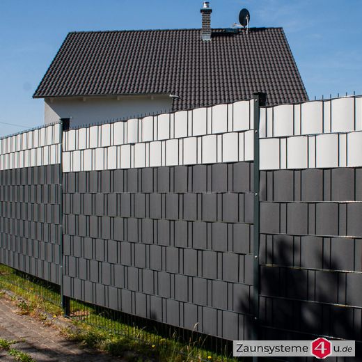 10 Stück Sichtschutzsteifen PP 190 x 1,3 x 2535 mm in verschiedenen Farben