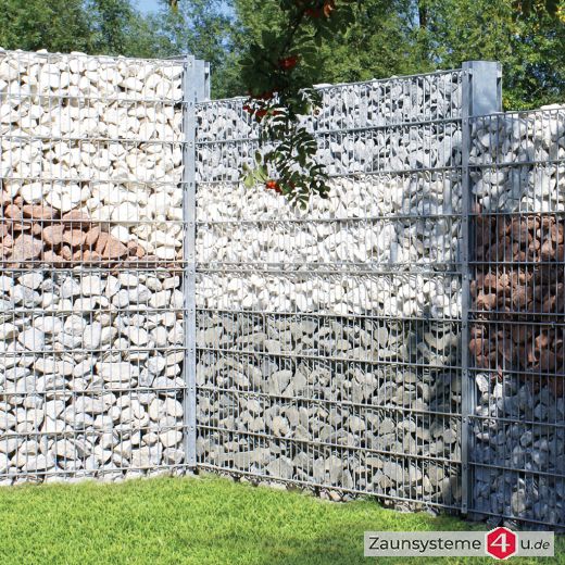 Gabionenpfosten 120 x 40 x 3,0 mm feuerverzinkt in verschiedenen Längen