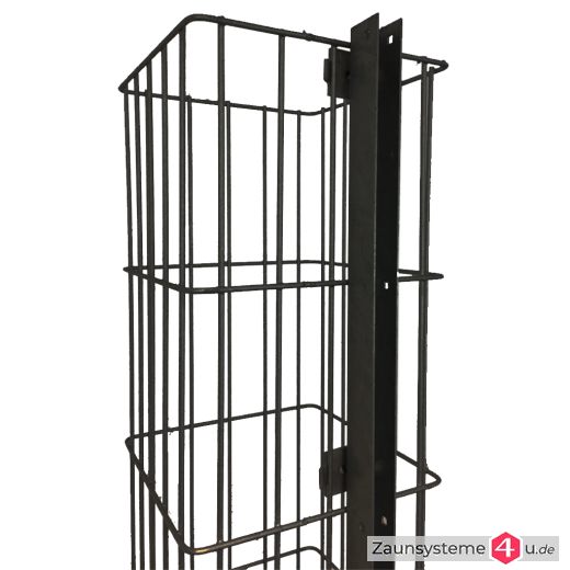 Gabionensäule Ranksäule 265 x 265 mm verzinkt + anthrazit verschiedenen Höhen