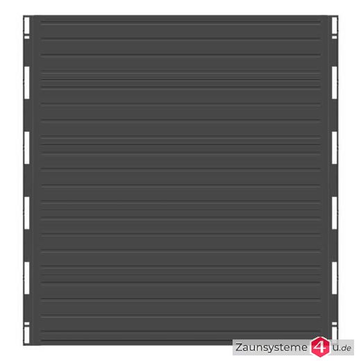 Paneelzaun Element Glattblech anthrazit 1350 mm Breite in verschiedenen Höhen