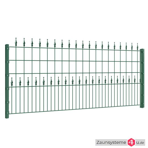 Ziergitterzaun NEPTUN 2418mm Breite grün oder anthrazitgrau in verschiedenen Höhen